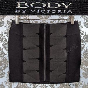 Straps Center Zip Mini Skirt Victoria Secret